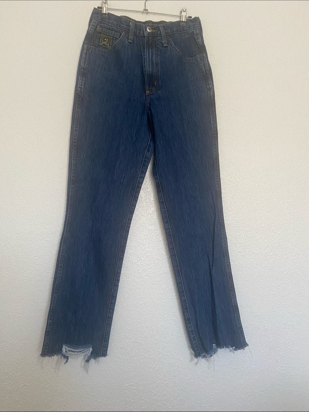 Classic High-Waist Dark Blue Women's Jeans